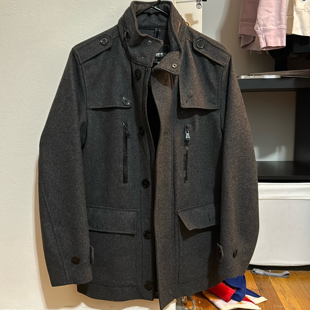 Express Men’s Wool Exterior Coat